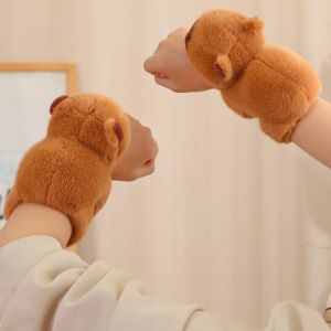 Sanrio | New Capybara Animal Slap Snap Wrap Wristband Bracelet Plush Stuffed Animal Kawaii Capybara Hand Ring Wristband Kid Toys