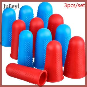 JULYHOT 3pcs Silicone Finger Protector Sleeve Cover Anti-cut Heat Anti-slip Finger Cover
