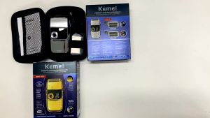 Kemei Electric Mens Shaver Reciprocating Shaver USB Fast Charging LCD Display Trimmer Shaver Hair Clipper Professional Shaving Haircut