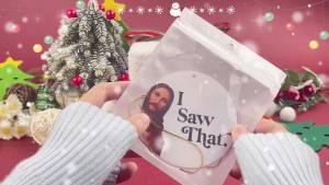 Christmas Ornaments 2024 Christmas OrnamentsI Saw That 2D Stocking Stuffers for Women Men Secret Santa Gift Exchange White Elephant Gift Exchange Funny Gift for Her for Him for Coworker