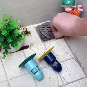 Bịt cống chặn mùi hôi cống bộ nắp phếu thoát sàn chống trào ngược ngăn côn trùng khử mùi đường nhựa