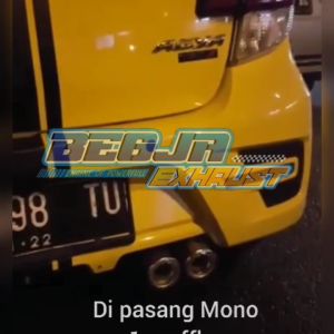 KNALPOT MOBIL RACING HKS GRONEL CABANG CHROME SUARA BASS GAHAR GRANDMAX APV LUXIO