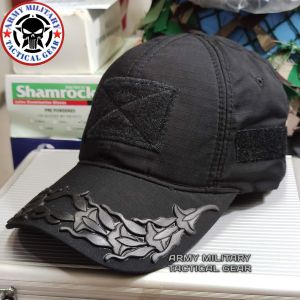 Topi Caps Baseball Tactical PAMEN AD Black Premium