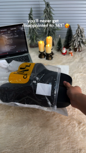 【New Arrival】 361 Degrees Nebula slippers for men and women suitable for both indoor and outdoor wear Soft and comfortable