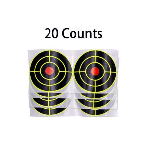 REAL Color-impact Sticker Targets 3 inch 4 inch 20 100 200 250 Counts Pack Black into Yellow 5310