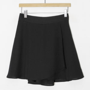 PIAOYA | American Style A Line Skirt Summer Spring White Chiffon Irregular