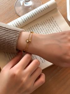 GELANG TITANIUM WANITA TERBARU MODEL DUA LAYER