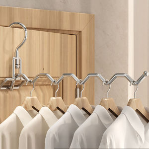 Portable Clothes Drying Rack Foldable Clothes Hanger Travel Hotel Wardrobe Drawer Door Mounted Punch-free Cloth Drying Rack