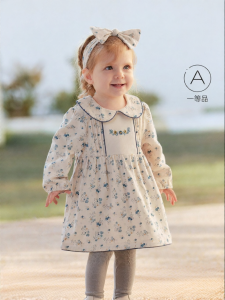 babylove | Comfortable Soft French Style Girls Baby Dress Cotton