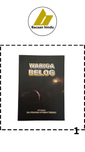 Buku Wariga Belog Agama Hindu Ida Pedanda Nyoman Tembuku