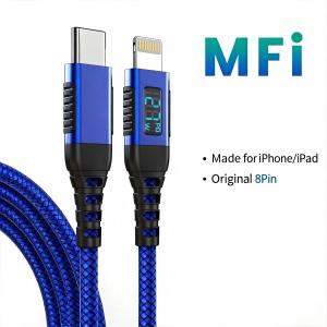 USB C to Lightning Cable  6FT [MFi Certified] 27W For iPhone Fast Charger Cord for iPhone 14/13/12/11/XS/XR/X/8/iPad