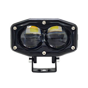 "Đèn LED dạng thanh ống kính 6D cho ô tô/xe máy/Chùm kép màu vàng/trắng xe địa hình với cảnh báo nhấp nháy sương mù siêu sáng 12V/24V và Đèn rọi đường dài chống nước IP67