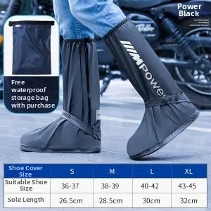 Waterproof Slip Resistant Rain Shoe Covers