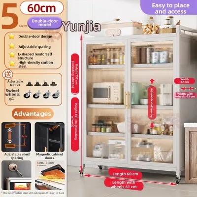 Multifunctional Kitchen Cabinet Multiple Layers