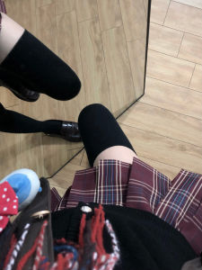 Original Autumn Wild Sleep Jk Skirt Set High Waist Womens Gingham Pleated School Uniform Style Summer A-Line Mini Skirt