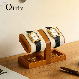 Oirlv | Oirlv Wooden Watch Stand Jewelry Organizer Watch Holder Ring Earring Bracelet Bangle Jewelry Display Props Watch Organizer Rack