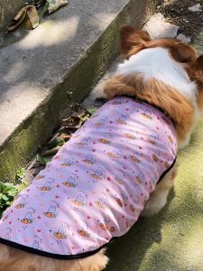 Áo ba lỗ thun thoáng khí cho chó to lớn và vừa hình ngộ nghĩnh - Đen Ta Pet shop