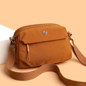 New 2025 Lightweight Crossbody Bag for Women Fashionable Casual Mobile Phone Bag Single Shoulder Backpack Multi-layer Handbag