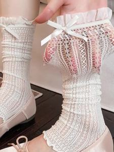Ribbon Lace Summer Thin Ankle Socks