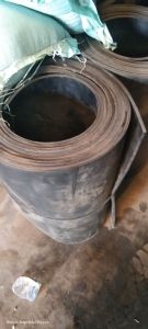 karet Conveyor bekas ukuran tebel 1 cm daleman benang/gujir kualitas awet