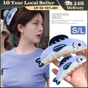 New Creative Ocean Sardine Clip Hair Clip Cute Texture Shark Clip Ponytail Clip Hair Ornaments Female