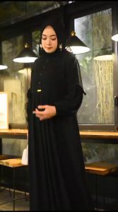 gamis abaya hitam putih gamis manasik haji gamis seruti baby doll
