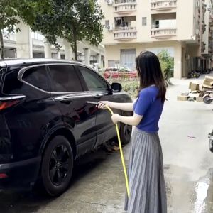 Paket 20 Meter Selang Semprotan Air Semprot Cuci Motor Mobil Siram Taman Benang Hijau Komplit Tinggal Colok Pasang Kran Selang Air Serat Benang Cuci Motor