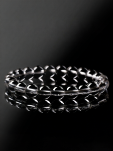 HUAKAIYUNDUO | High-Quality Natural White Crystal Bracelet Brazil Pure