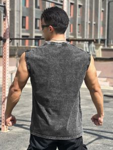 Sleeveless Training Muscle T-shirt Loose Fit
