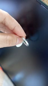 Nhẫn titan chữ "I feel you even when I close myeyes" - Giá 1 chiếc