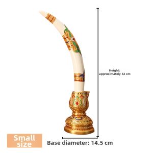 TAIMUJIA | Thai Handcrafted Wooden Elephant Ornament Decoration