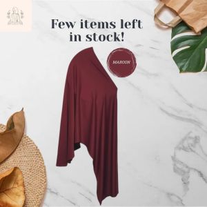 Pashmina Instan Jersey Premium Polos Warna Camel | Hijab Muslimah Nyaman & Stylish