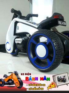 Xe Máy Điện 3 bánh Roll Rick Cho bé 2-7 tuổi- Xe Ba Bánh Dùng điện - xe điện trẻ em