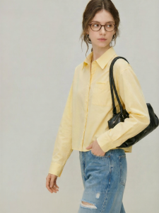 INMAN | Cotton Embroidered Loose Shirt