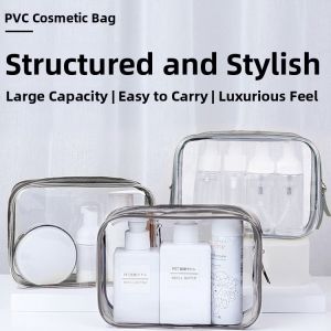 FENGMANTING | Transparent Travel Portable Large Waterproof Fashion Makeup Bag