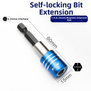 weiligu | Quick Connect Extension Bar Magnetic Self-Locking 6.35mm