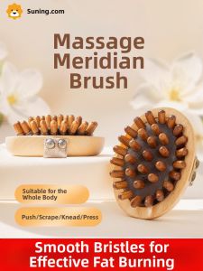 Full Body Universal Meridian Brush Abdomen Rubbing Brush Fat Unblocking Stagnation Leg Massage Tool Hepatic Biliary Acupoint
