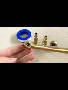 Heavy Duty 1/4" Brass Air Chuck Set – Tire Inflator Quick Connect Adapter