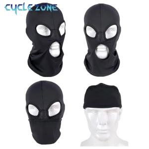 Mặt Nạ Balaclava 3 Lỗ Che Kín Mặt Dành Cho Nam Nữ Thoáng Khí Chống Tia UV Dùng Cho Đi Xe Máy Đạp Xe Thể Thao Che Mặt Và Cổ Kiểu Khăn Quàng Cổ