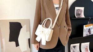 Túi đeo chéo nữ túi mini cầm tay dáng xinh hoạ tiết gắn lơ đi chơi đi tiệc sang chảnh Túi Xách Nữ Đeo Chéo Đeo Vai M336