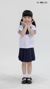MS ตาชั่ง เสื้อคอบัวเอวจั๊ม สำหรับชั้นอนุบาล - เสื้อนักเรียนตาชั่ง