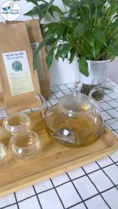 Trà cây bọ mắm túi lọc cây dòi tím hỗ trợ trừ ho thanh nhiệt giảm đau họng bổ phổi 30 gói x 3g