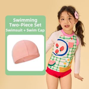 Cute Princess Style Children Swimsuit Separates