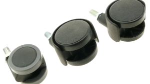 4PCS 2Inch Wheels Furniture Caster M8 Screw Plate 15mm Swivel Castor Replaced Trolley Wheel Silent with Brake Protection