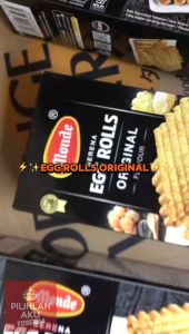 Biskuit Monde Serena EGG ROLL ORIGINAL 168 gr - (HARGA 1 BOX)