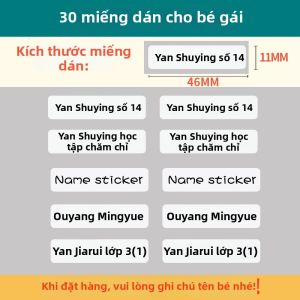 JUDUODUO | Nhãn Dán Tên Chống Nước Chống Xé