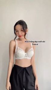 Áo Lót Ren Mềm Đệm Mỏng Xuyên Thấu Có Gọng Cao Cấp AO2