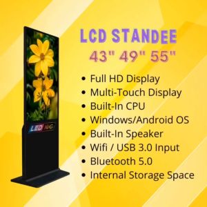 Interactive LCD Standee 55" - Windows & Android