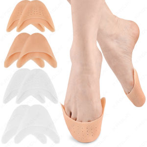 แผ่นรองเท้าซิลิโคนเจลสำหรับเต้นบัลเลต์ ป้องกันปลายเท้า มีรูระบายอากาศ ซับแรงกระแทก