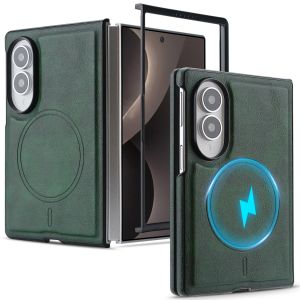 Luxury Business Magnetic Carbon Fiber Case for Samsung Z Fold 8 7 6 5 4 3 Ultra Shockproof Skin Feel for Magsafe Slim Fit Cover